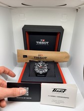 Tissot PRS 516 Men's Automatic Watch 42mm Black Dial Black Straps