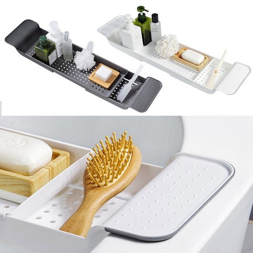 Extendable bathtub tray - extendable,