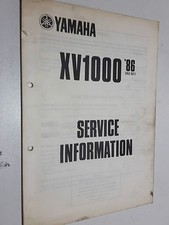 GENUINE YAMAHA XV1000 XV-1000 1986 - WORKSHOP SERVICE INFORMATION MANUAL 