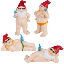 Funny Naked Garden Gnomes Up