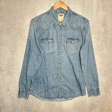 Levis Denim Shirt Mens Large