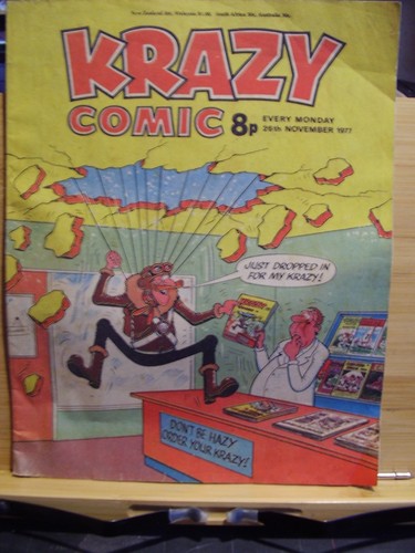 Vintage krazy comic november - comic,