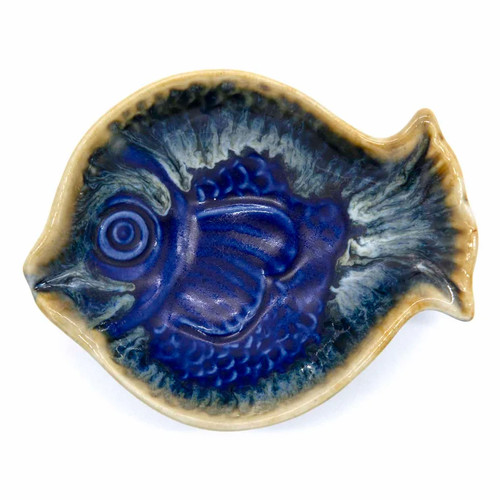 Ceramic fish dish 10cm fair - ceramic,