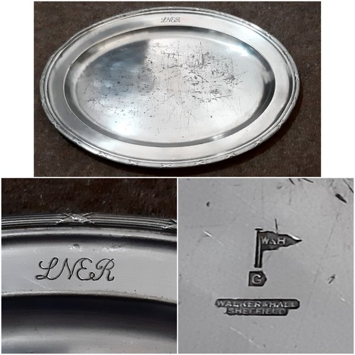 Lner silver plate platter - lner,