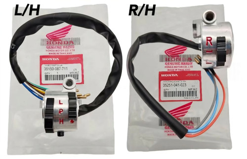 Handlebar control switch rh - handlebar, lh
