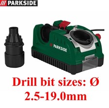 Parkside Drill Bit Sharpener 2.5-19mm PBSG 92 A1 (£422 cheaper than a Tivoly!)