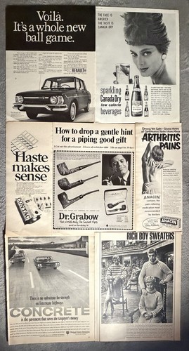 Lot vintage ads - lot, 7
