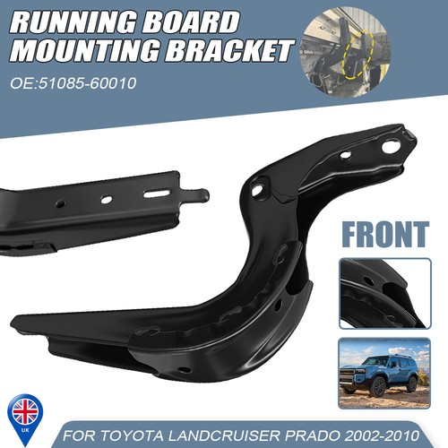 Front side step bracket - front,