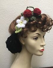 1940s handmade hair snood