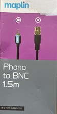 Phono to BNC 1.5m Cable -
