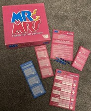 MR and MRS Board Game A Game