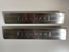 Genuine Jaguar Treadplates Driver And Passenger C2D22752 And C2D22753