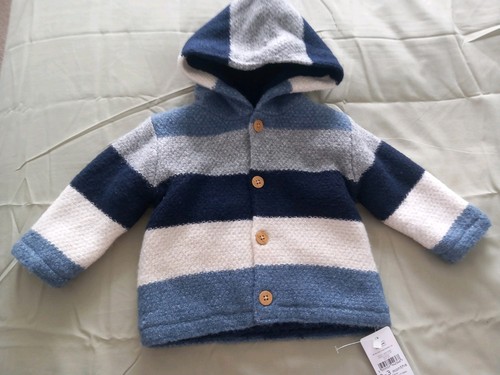 Baby boys hooded fleece lined - boys,