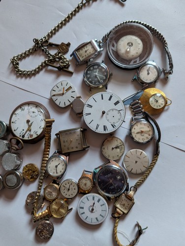 Joblot vintage watches - vintage, parts