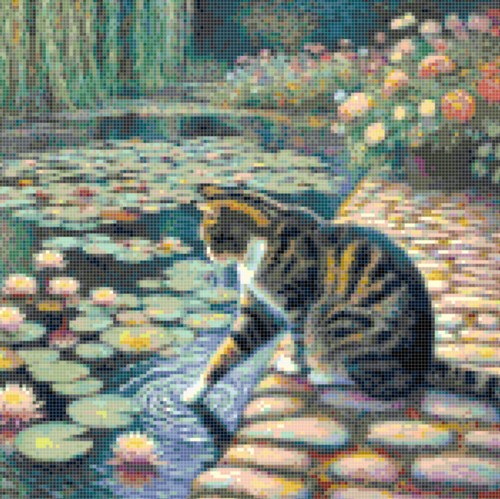Whiskers water lilies cross - &, lilies!