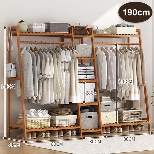 Heavy duty double clothes - double, rail