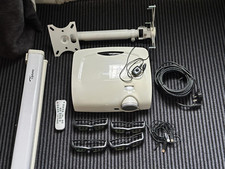 Optoma HD33 Full DH 3D Projector INCL. 106" Screen, Mount & 4x Pairs 3D Glasses