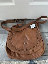 TOPSHOP TAN CROSSBODY HANDBAG