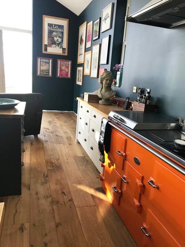 Oak handscraped natural - handscraped,