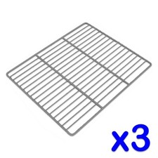 3 x GREY 2/1 GASTRONORM