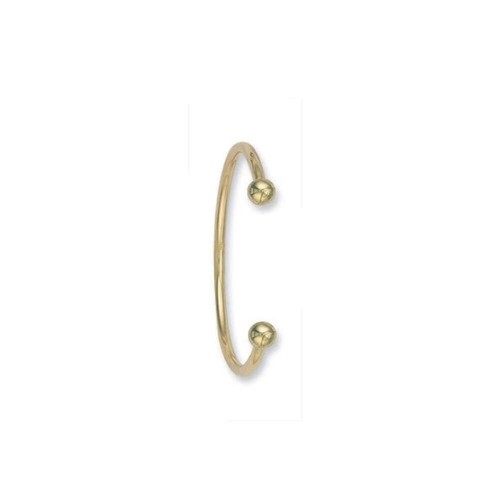 Torque bangle solid gold - torque,