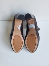 Clarks Cushion Plus T-bar Womens Court Shoes Size UK2 Wide Fit 