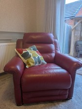 Red Leather Armchair