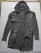 Damir Doma Hoodie Silent Avantgarde Assymetric Long Zip Hoodie Mens size M Grey