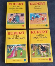 Rupert Little Bear Library 4 Books - 1  2  7  9 Hardbacks