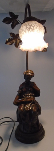 Art nouveau bronze - bronze, effect