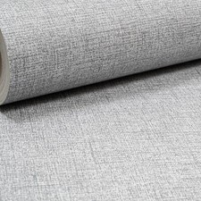 Plain Grey Silver Wallpaper