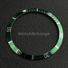 Green & Silver 36.5mm Sloped