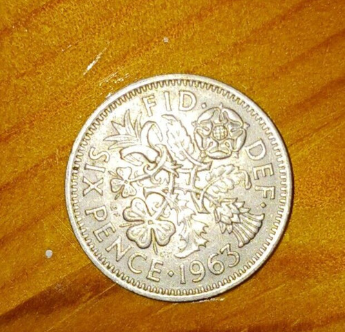 Lucky silver sixpence - lucky, 1963