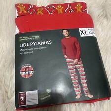 Lidl Xmas Pyjamas Men’s Size