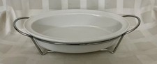Large White Oval Serving Dish