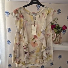 Ladies Ted Baker Frilly Tshirt
