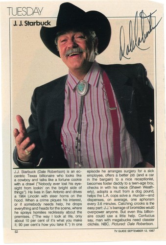 Dale robertson signed - dale, –