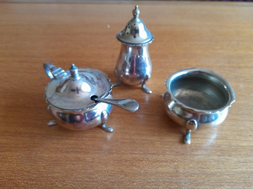 Epns piece cruet set b - piece,