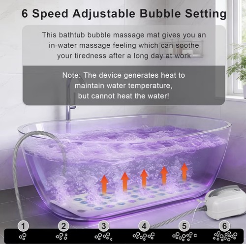 Bath spa mat air bubble - bath,