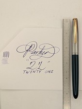 Parker 21 Dark Green Vintage