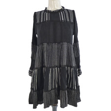 Zara Woman Black Smock Dress