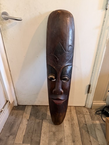 Handcarved mask african - handcarved,