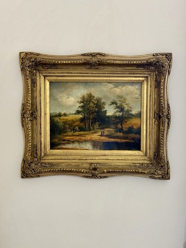 Antique original oil - antique,
