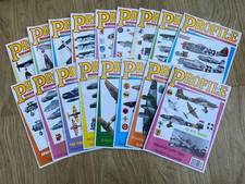 WW2 aircraft magazines - 21st Profile - all 17 issues, well written, colour plan