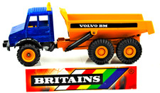 Britains 1:32 FARM MERCEDES UNIMOG MODIFIED TRUCK with VOLVO BM DUMPER TRAILER