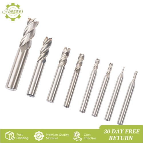 8pcs carbide end mills - end,