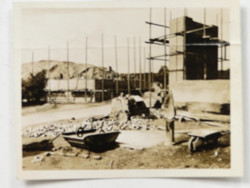 Construction site scaffolding - construction,