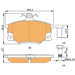Braymann bbp0373 front - bbp0373, brake