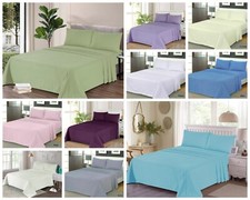 100% Brushed Cotton Thermal Flannelette Fitted Or Sheet Set Or Flat Bed Sheets