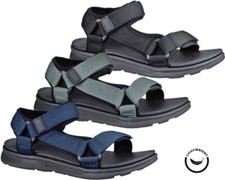 Mens Touch Fastening Lightweight Summer Walking Sports Hiking Beach Sandals